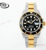 EWE factory ROLEX Submariner 41mm Two-tone Black Watch 1-1 Clone 3235 Movement